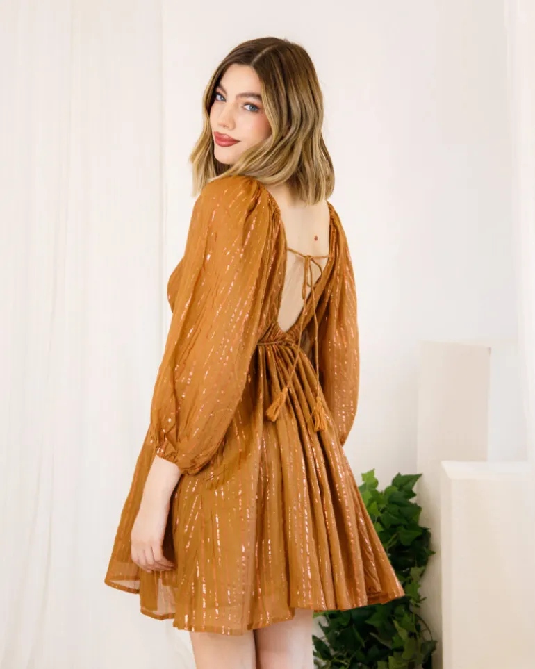Abito morbido in cotone e lurex – AMELIE