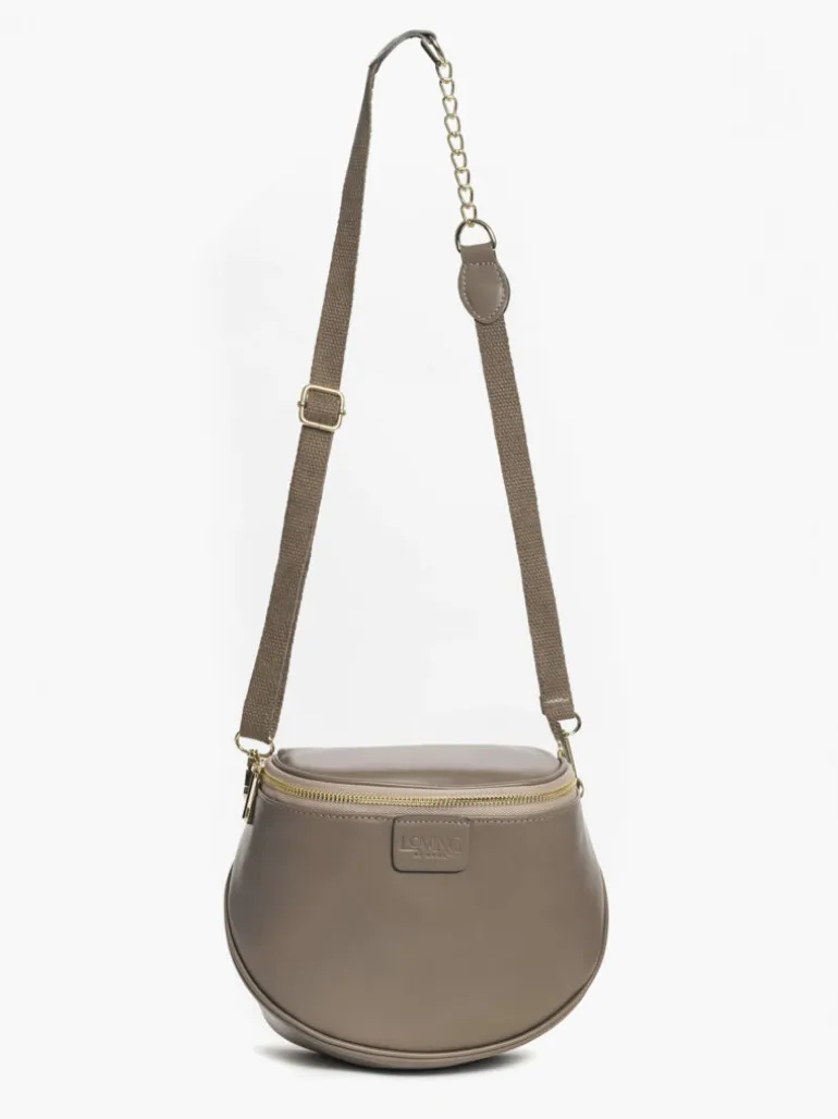 Baby ISABELLA borsa in pelle TORTORA – LOVING BAGS