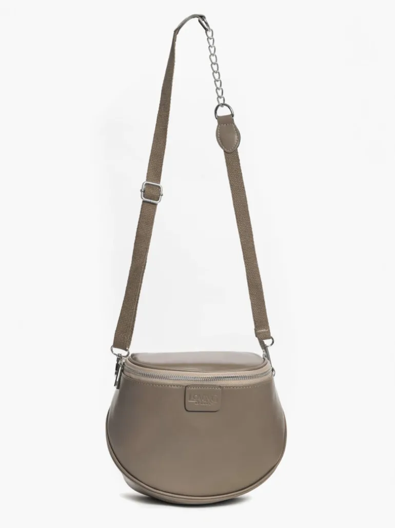 Baby ISABELLA borsa in pelle TORTORA – LOVING BAGS