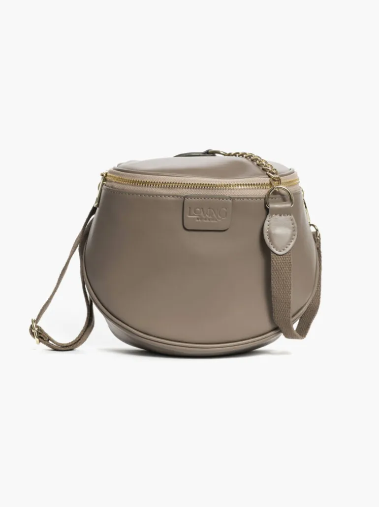 Baby ISABELLA borsa in pelle TORTORA – LOVING BAGS