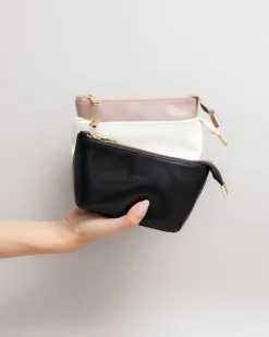 Beauty case in pelle NOAH – latte