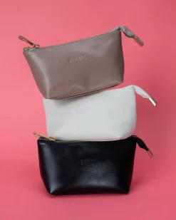 Beauty case in pelle NOAH – tortora