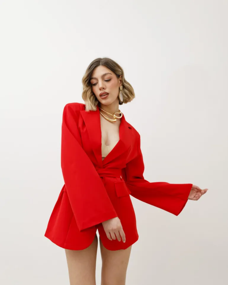 Blazer con cintura – 6351