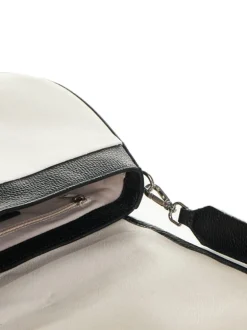 Borsa in pelle AMBRA canvas nera – LOVINGBAGS