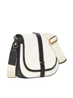 Borsa in pelle AMBRA canvas nera – LOVINGBAGS
