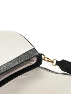 Borsa in pelle AMBRA canvas nera – LOVINGBAGS
