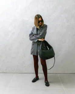 Borsa in pelle AMINA nera – LOVING BAGS