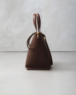 Borsa in pelle ATENA Marrone – LOVING BAGS