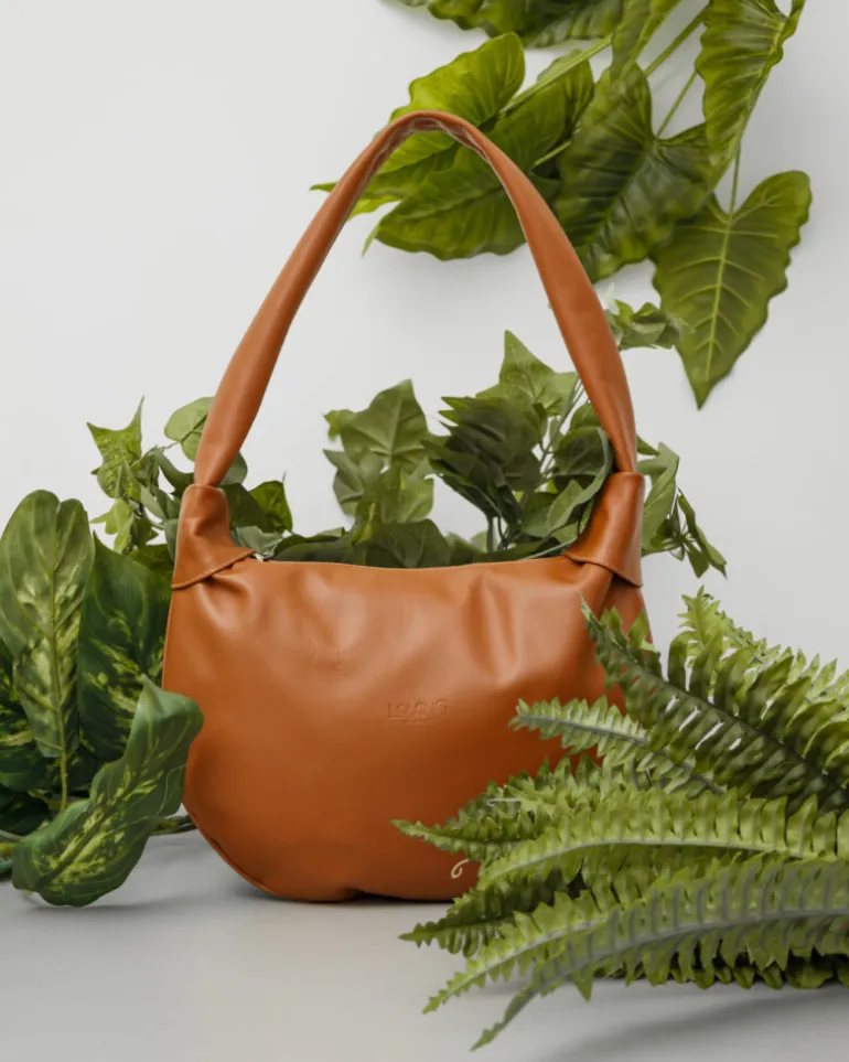 Borsa in pelle Cloe CUOIO – LOVING BAGS