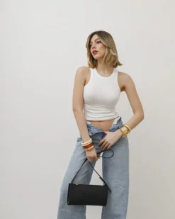 Borsa in pelle DEVA nera – LOVING BAGS
