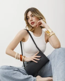 Borsa in pelle DEVA nera – LOVING BAGS
