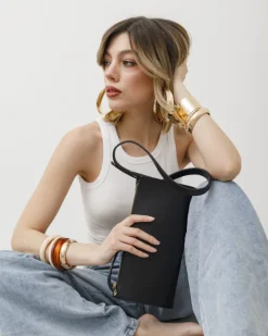 Borsa in pelle DEVA nera – LOVING BAGS