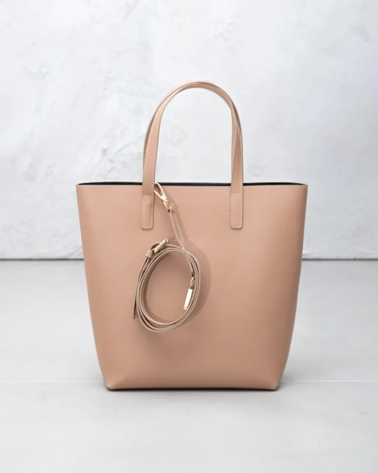 Borsa in pelle Elizabeth NUDE – LOVING BAGS