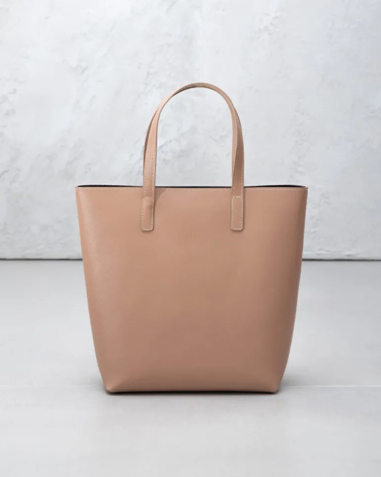 Borsa in pelle Elizabeth NUDE – LOVING BAGS