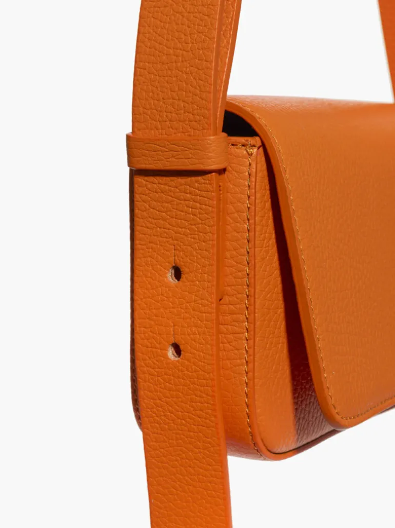 Borsa in pelle FRIDA arancio – LOVING BAGS