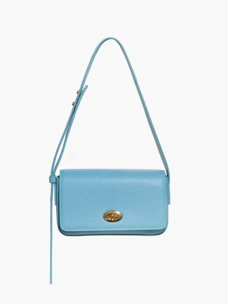 Borsa in pelle FRIDA azzurra – LOVING BAGS