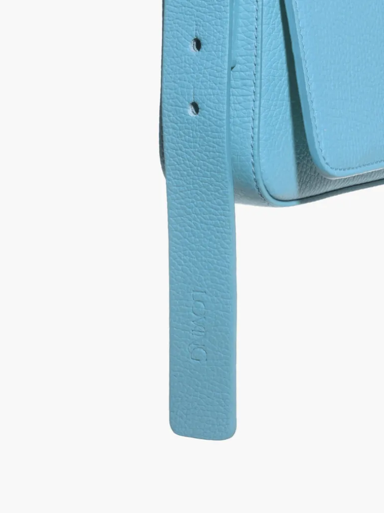 Borsa in pelle FRIDA azzurra – LOVING BAGS