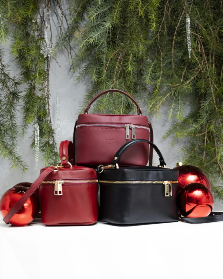 Borsa in pelle Giulietta NERA- LOVING BAGS