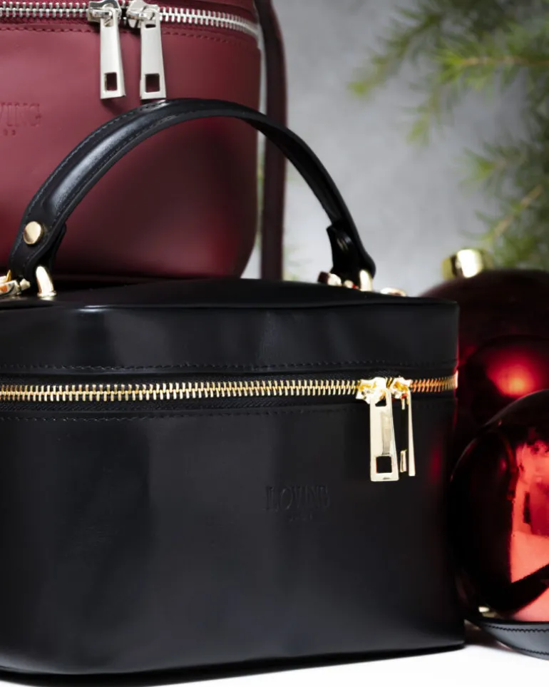 Borsa in pelle Giulietta NERA- LOVING BAGS