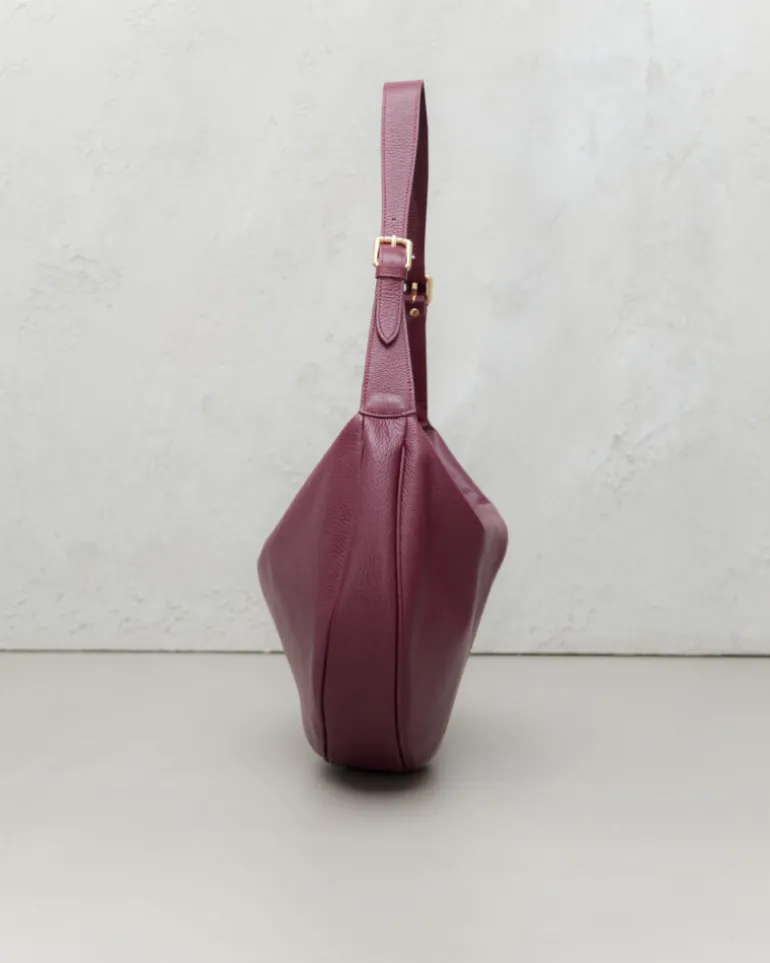 Borsa in pelle RACHEL bordeaux – LOVING BAGS
