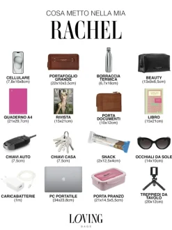 Borsa in pelle RACHEL nera – LOVING BAGS