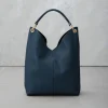 Borsa in pelle SIENNA blu – LOVING BAGS