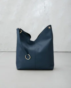 Borsa in pelle SIENNA blu – LOVING BAGS