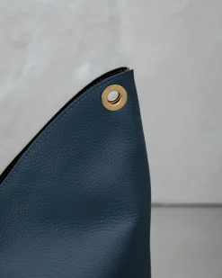Borsa in pelle SIENNA blu – LOVING BAGS