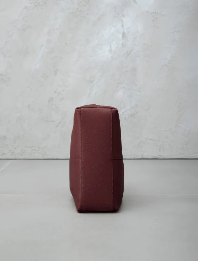 Borsa in pelle SIENNA bordeaux – LOVING BAGS