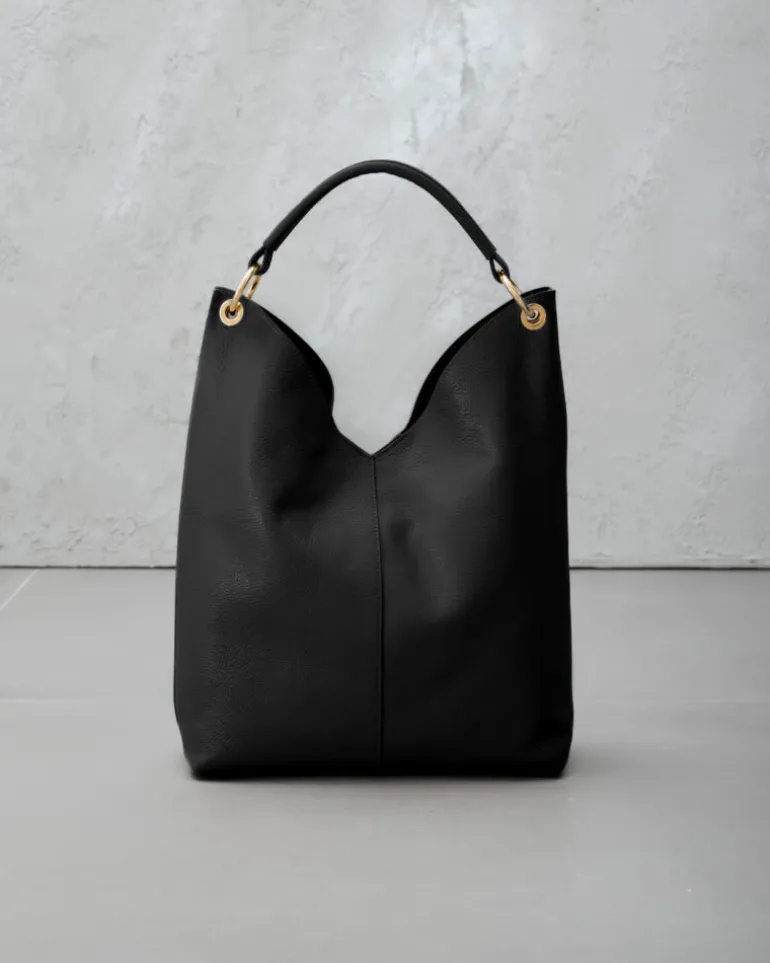 Borsa in pelle SIENNA nera – LOVING BAGS