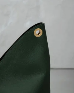 Borsa in pelle SIENNA verde – LOVING BAGS