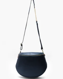Borsa ISABELLA in pelle BLU NOTTE – LOVING BAGS