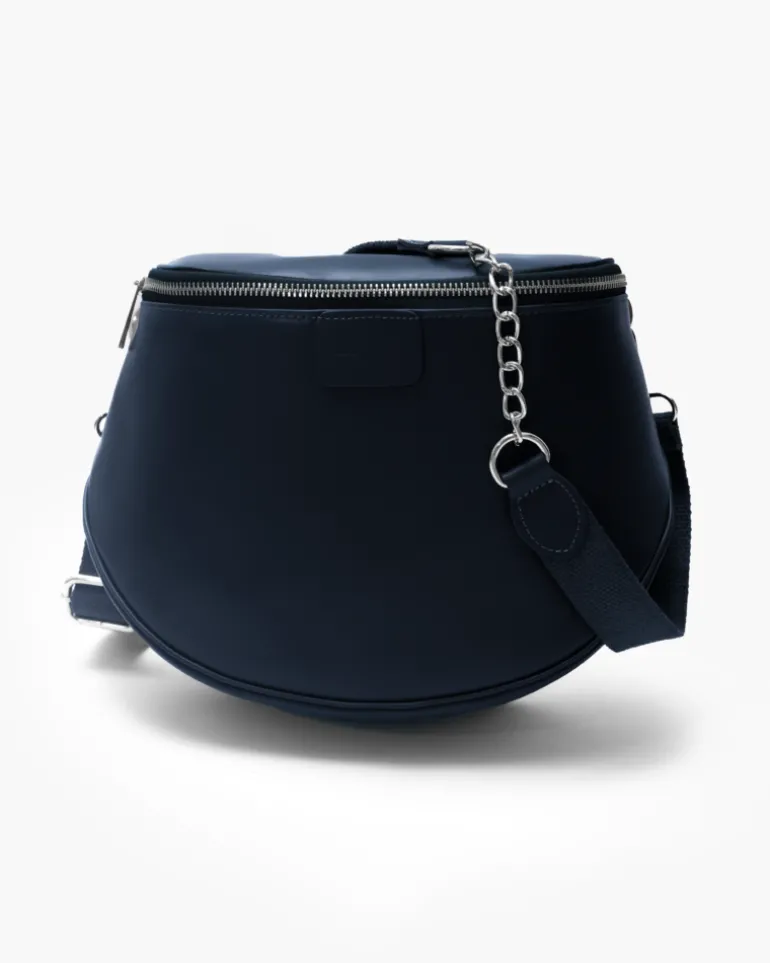 Borsa ISABELLA in pelle BLU NOTTE – LOVING BAGS