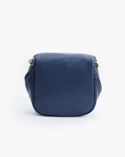 Borsa ISABELLA in pelle BLU NAVY – LOVING BAGS