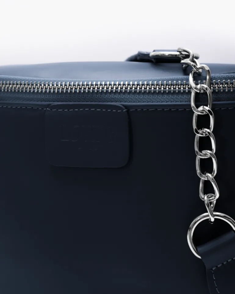 Borsa ISABELLA in pelle BLU NOTTE – LOVING BAGS