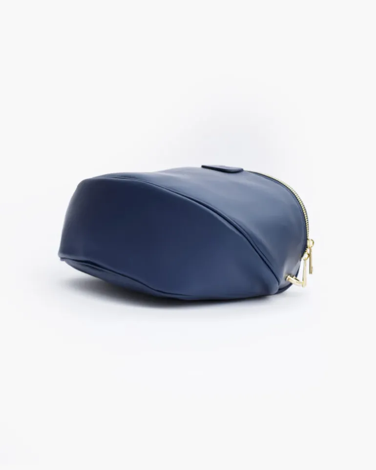 Borsa ISABELLA in pelle BLU NAVY – LOVING BAGS
