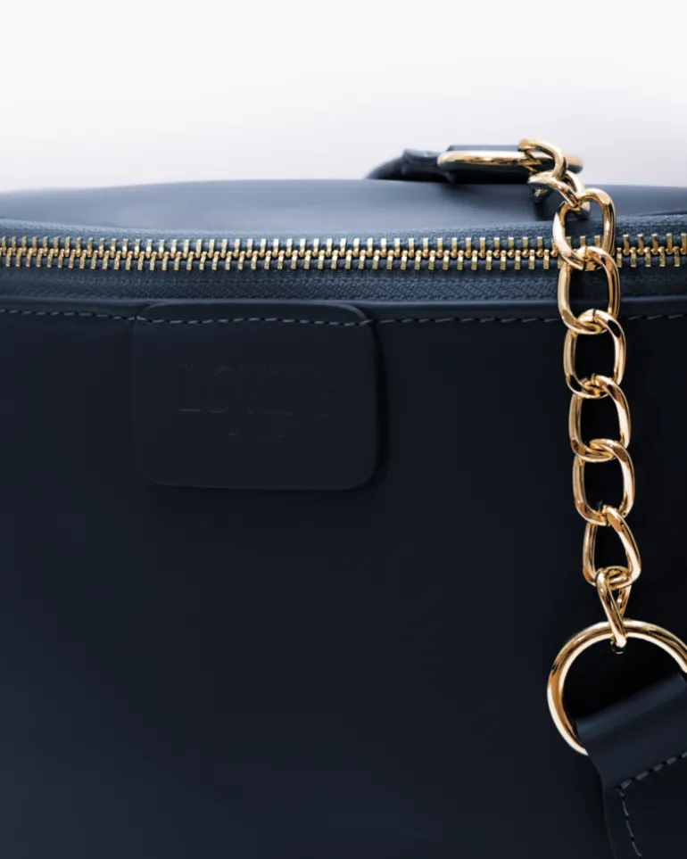 Borsa ISABELLA in pelle BLU NOTTE – LOVING BAGS