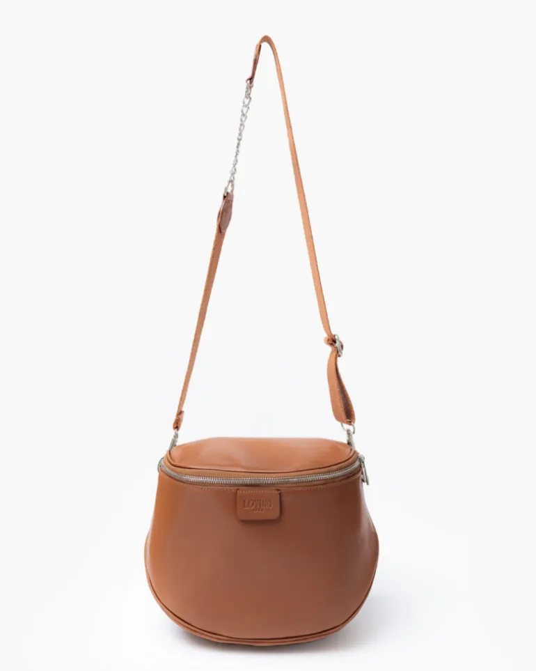 Borsa ISABELLA in pelle CUOIO – LOVING BAGS