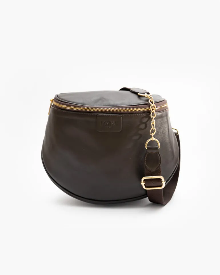 Borsa ISABELLA in pelle MARRONE – LOVING BAGS