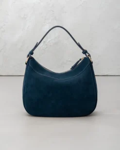 Borsa ROSE in camoscio – BLU
