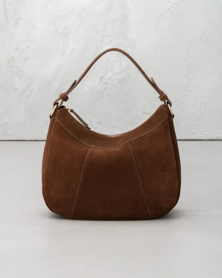 Borsa ROSE in camoscio – MARRONE