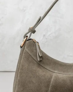 Borsa ROSE in camoscio – TORTORA