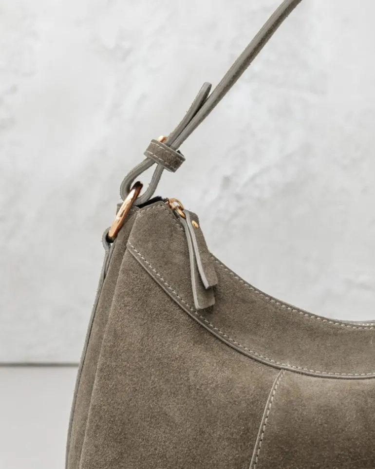 Borsa ROSE in camoscio – TORTORA