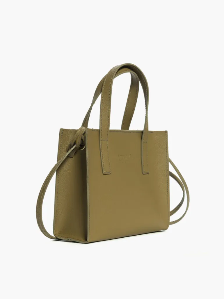 Borsa VITTORIA in pelle – VERDE KIWI