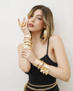 Bracciale rigido bombato – B227