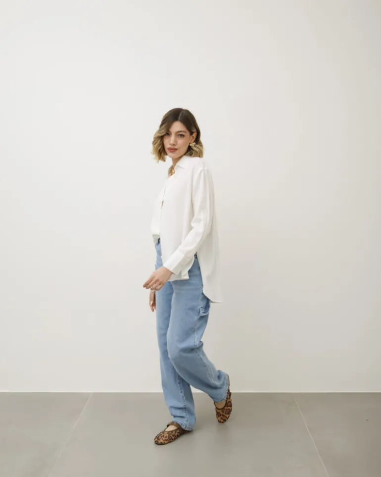 Camicia in misto lino – 13057