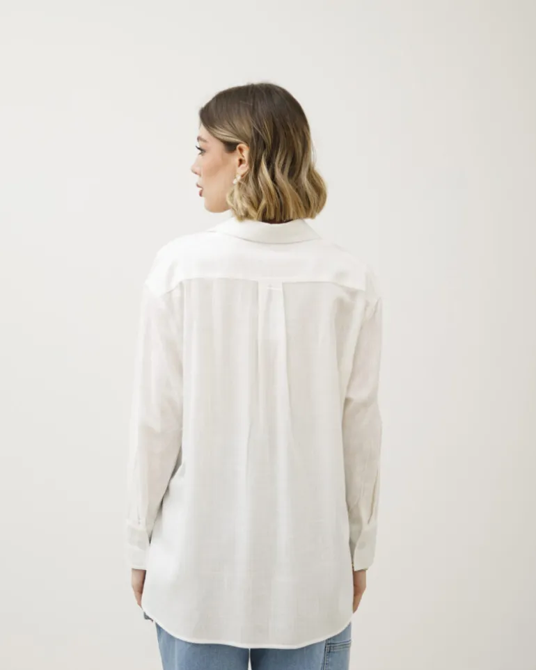 Camicia in misto lino – 13057