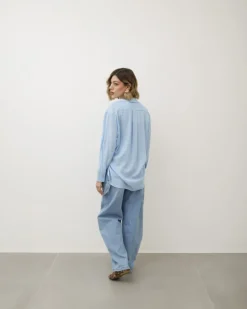 Camicia in misto lino – 13057
