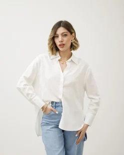 Camicia in misto lino – 13057