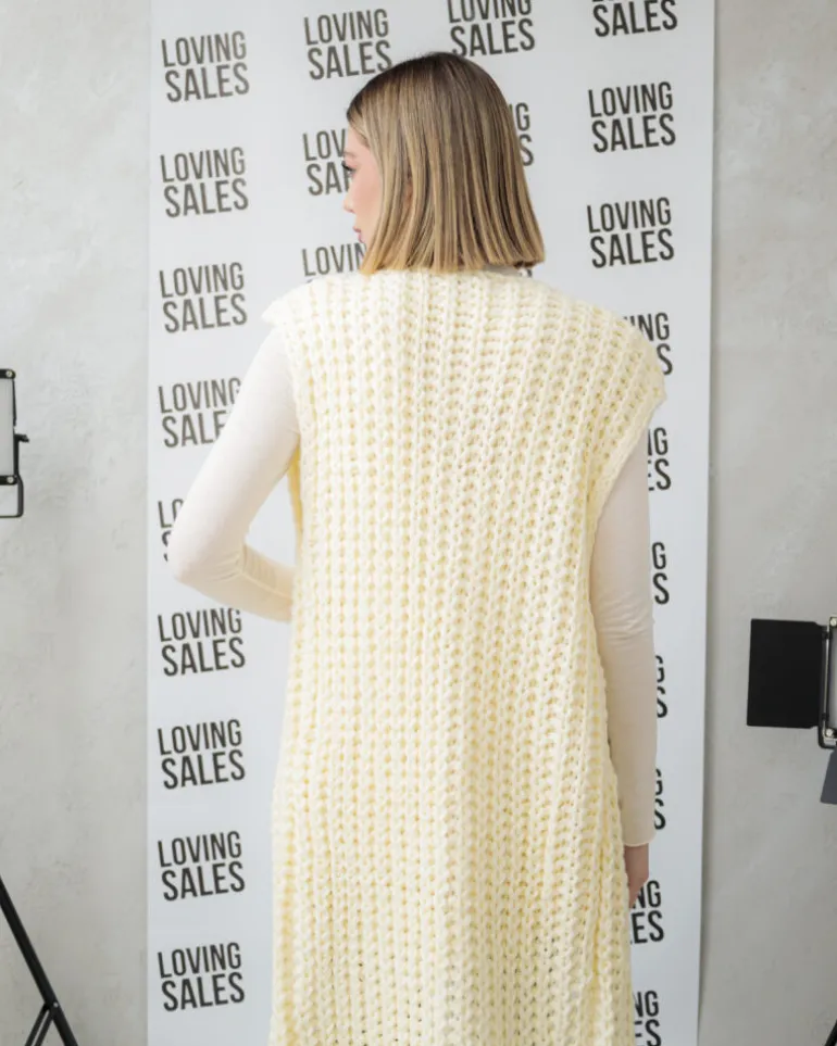 Cardigan lungo con bottoni – CHB7893